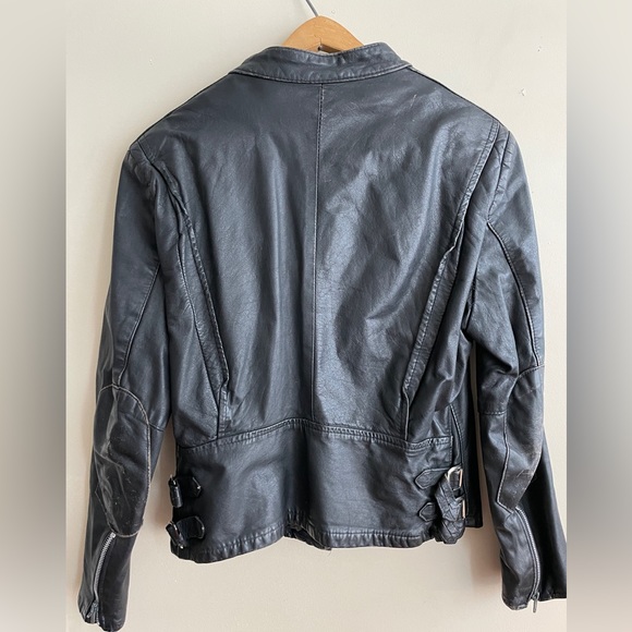 Vintage Leather Attic Moto Jacket size 16 (women’s medium) - Picture 2 of 6